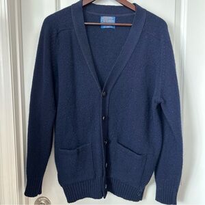 Vintage Pendleton Cardigan 100% Pure Virgin Wool Size Large Women’s Made In USA